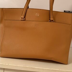 Tory Burch Camel Leather Tote(like new!)